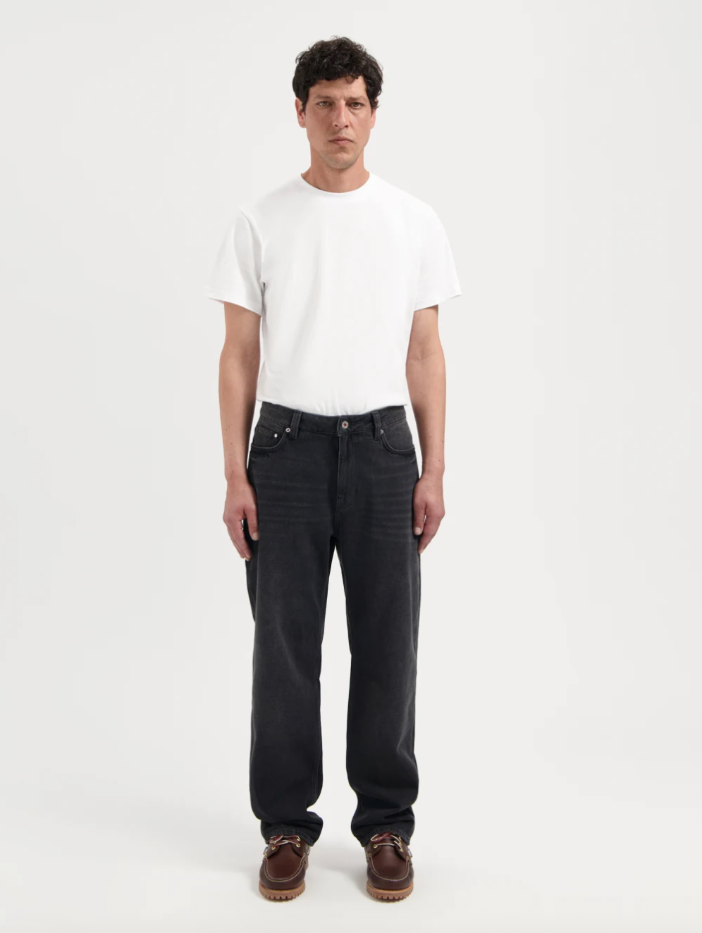 Kuyichi Larry Loose Smoky Noir Jeans Hose