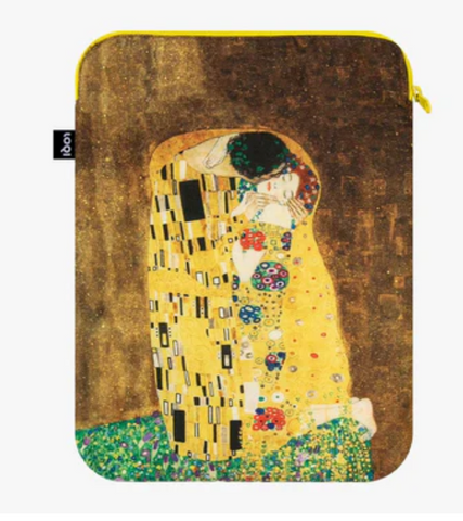 LOQI | THE KISS RECYCLED LAPTOP COVER | GUSTAV KLIMT