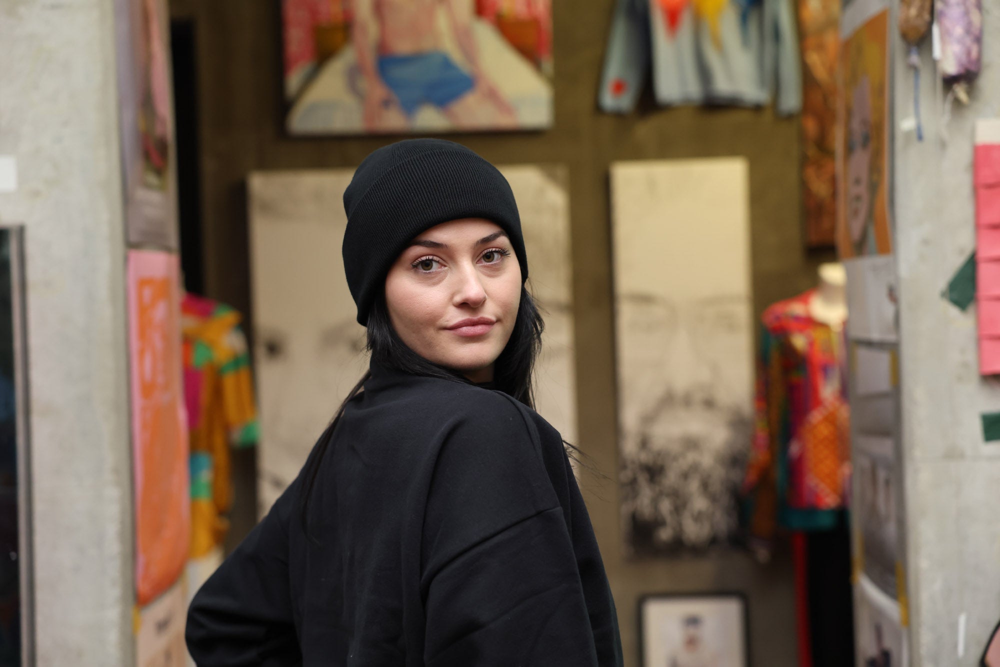 Mazine Soft Fabric Mock Turtleneck Stehkragenpullover