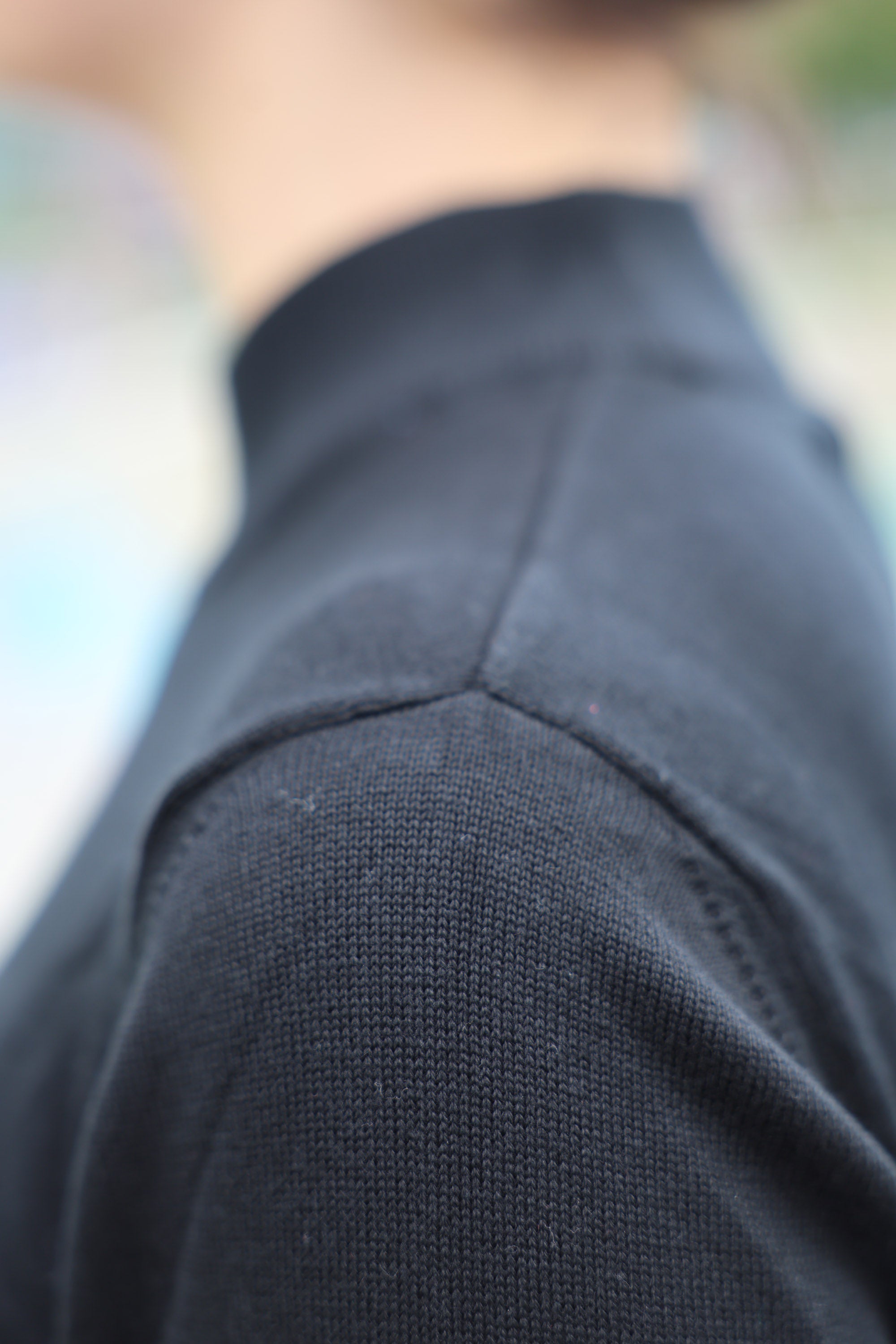 Mela wear Basic Feinstrick Kleid HARLEEN für Frauen aus GOTS-Zertifizierter Bio-Baumwolle in Schwarz