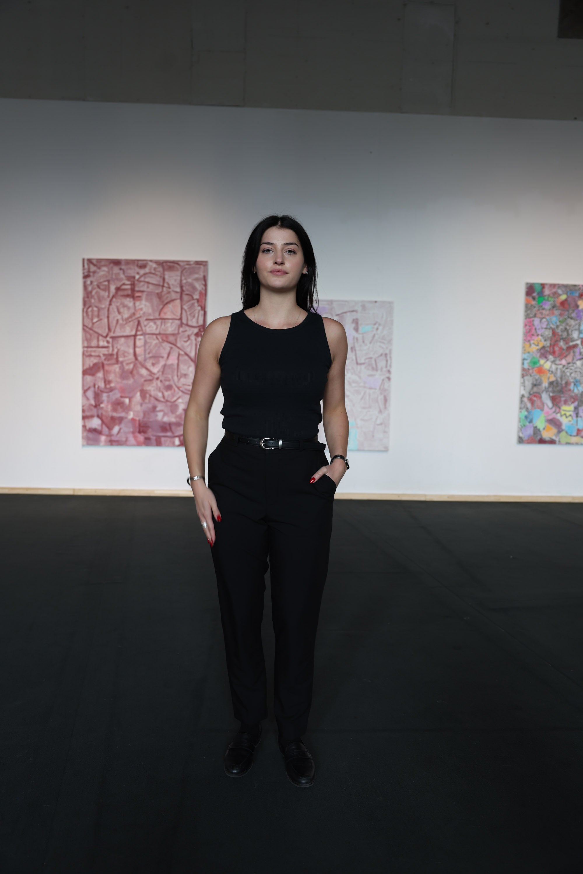 Mela wear Ribbed Tanktop DRISNA aus Bio-Baumwolle in Schwarz