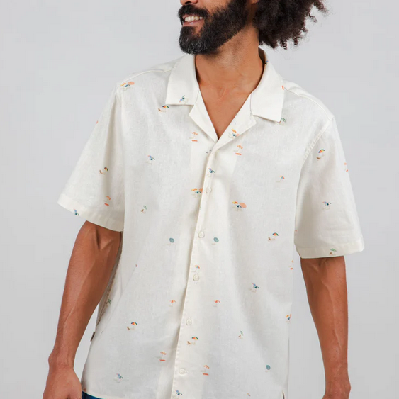 brava_fabrics_Beach_please_Aloha_Hemd_Muster_Sonnenschirm