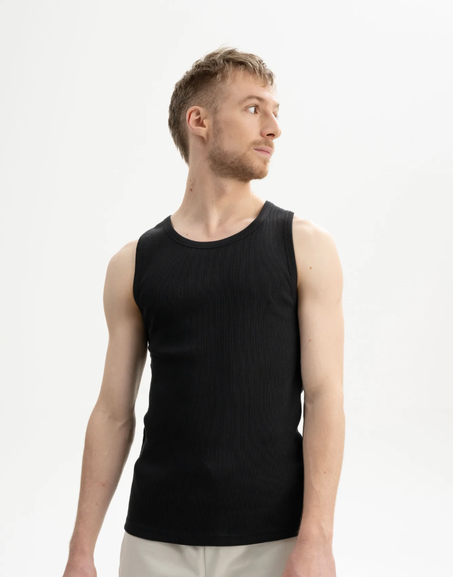 mela wear tanktop Oshin in schwarz für Herren