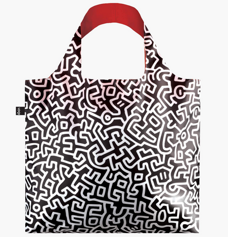 LOQI | RECYCELTE BEUTEL - TASCHE | SMILEY | KEITH HARING | FRIDA KAHLO
