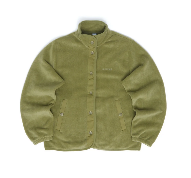 Mazine Fleecejacke Grün für Frauen