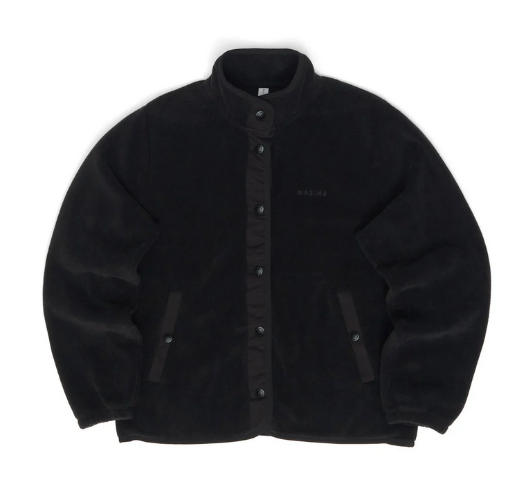 Loose_Fit_Fleece_Jacke_Schwarz