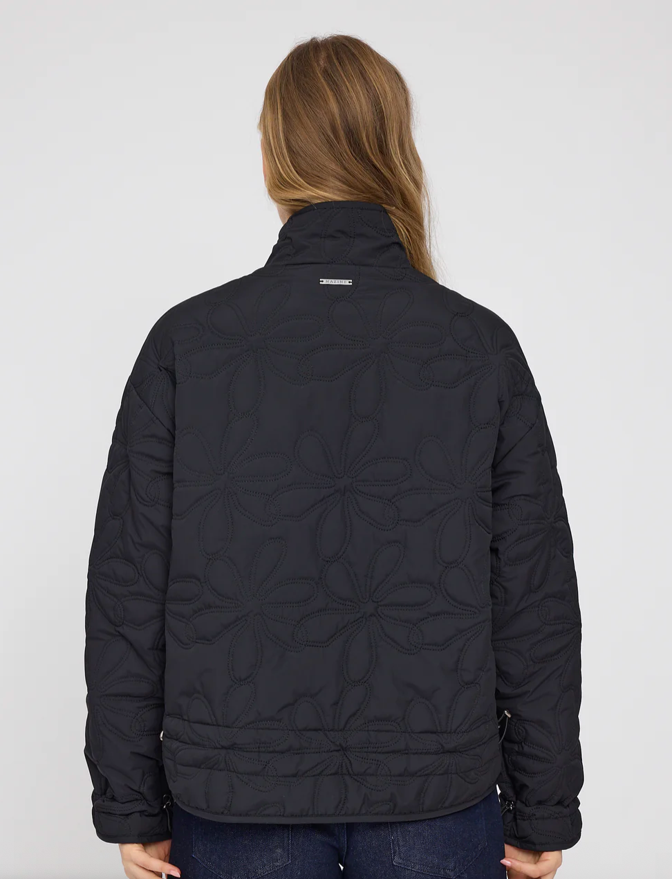 Mazine Leicht gefütterte Jacke mit floralem Steppmuster