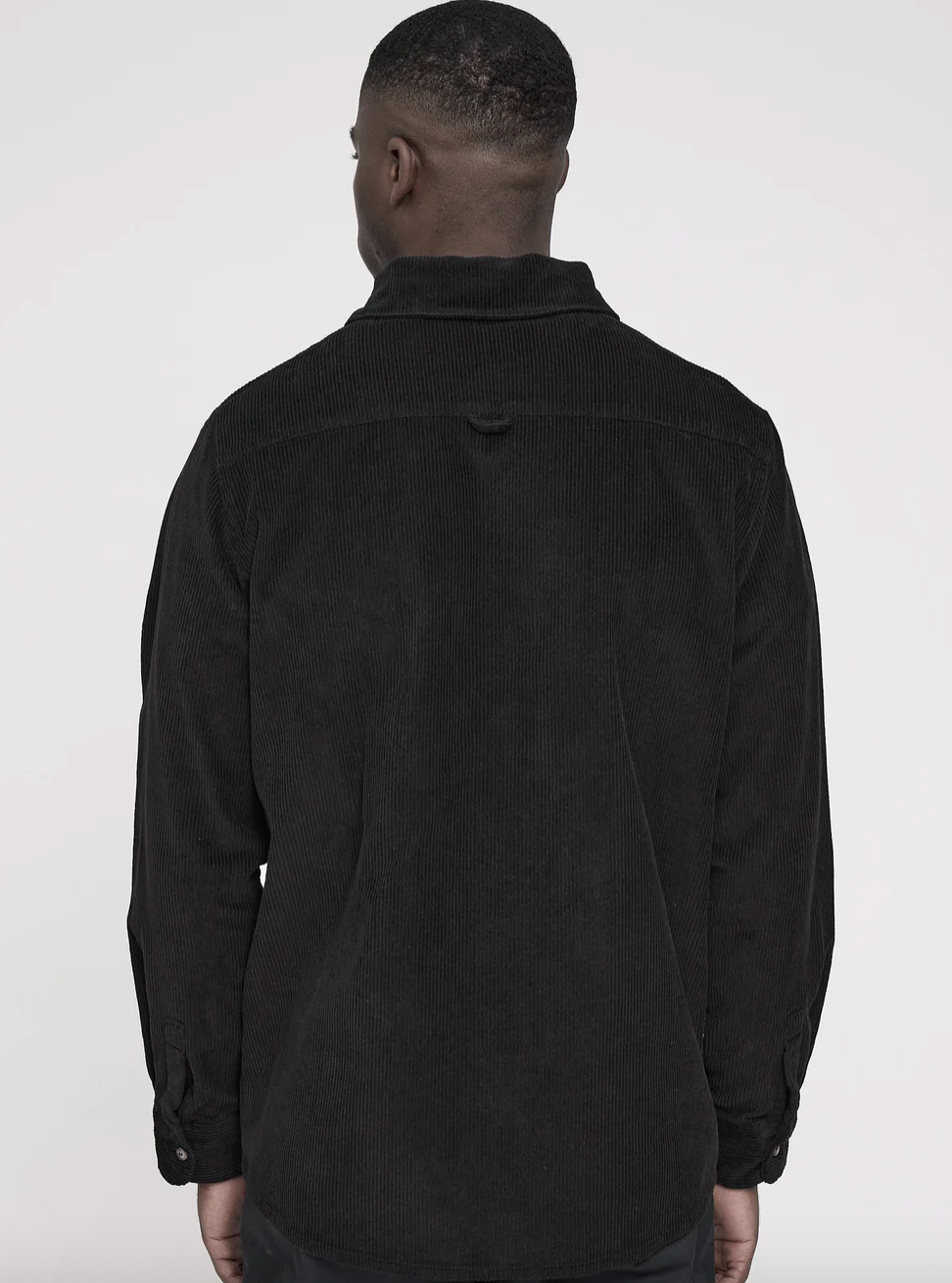 Mazine Pocket corduroy shirt Hemd in Schwarz für Herren