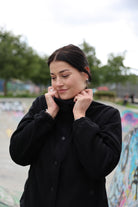 Mazine Loose Fit Fleece Jacke 