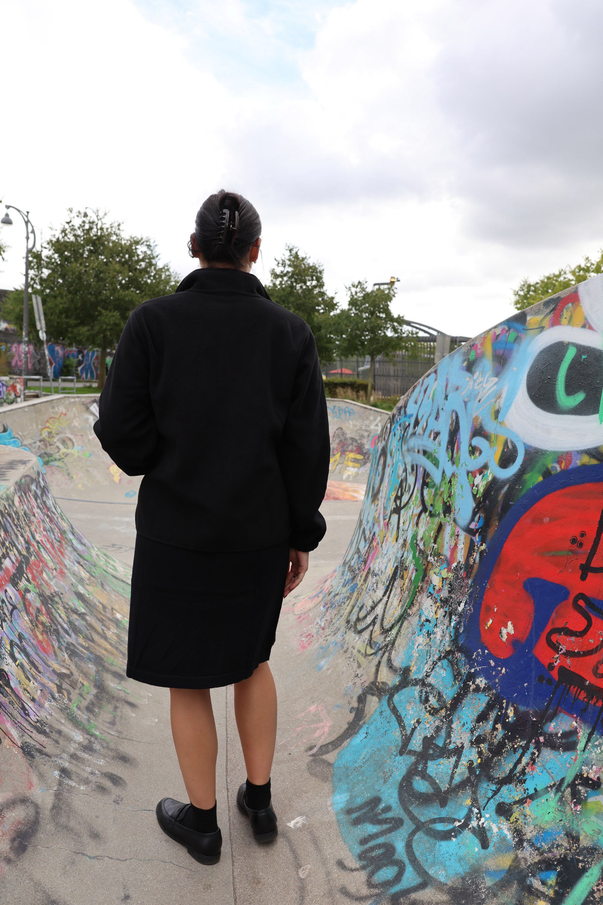 Mazine Loose Fit Fleece Jacke 