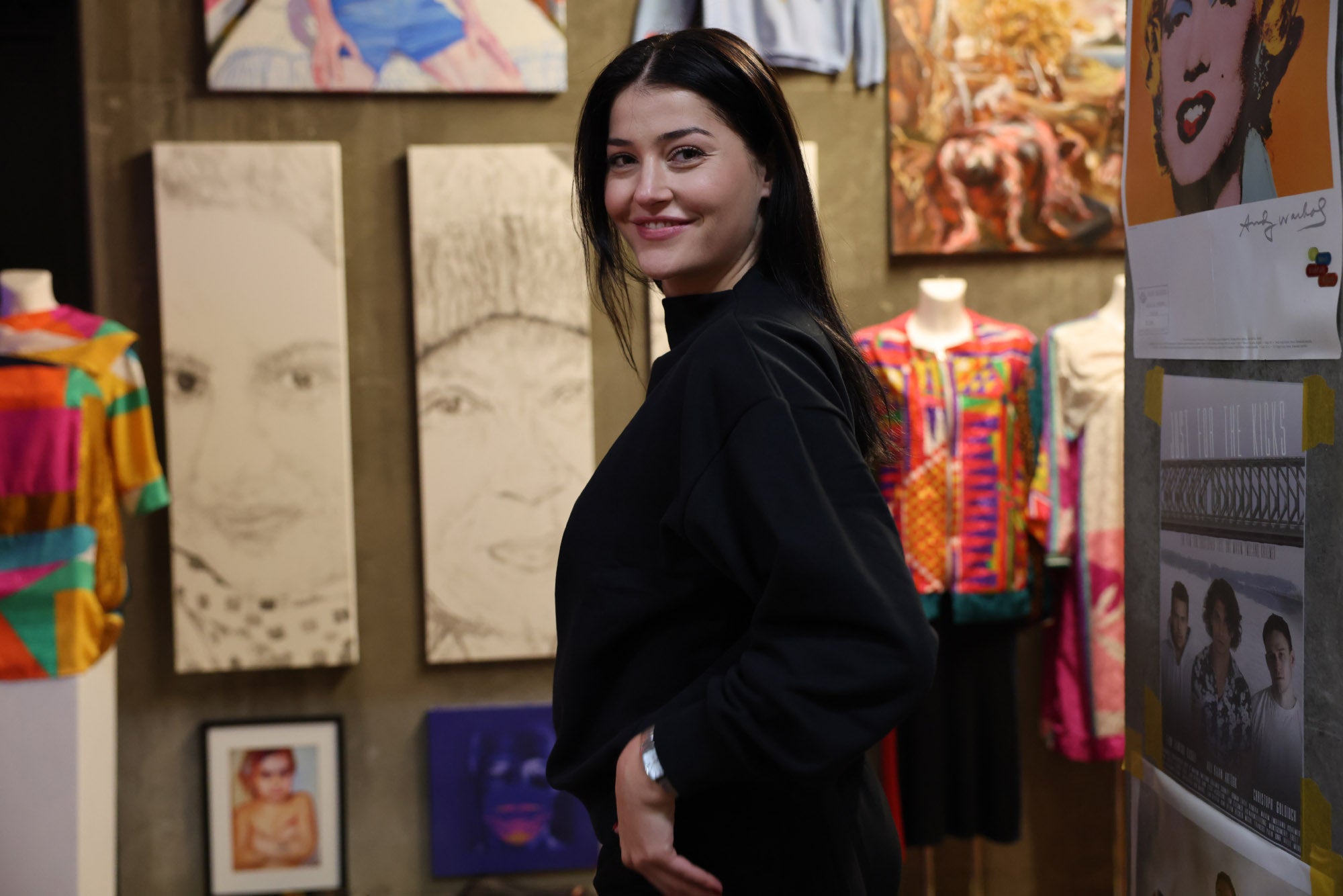 Mazine Soft Fabric Mock Turtleneck Stehkragenpullover 