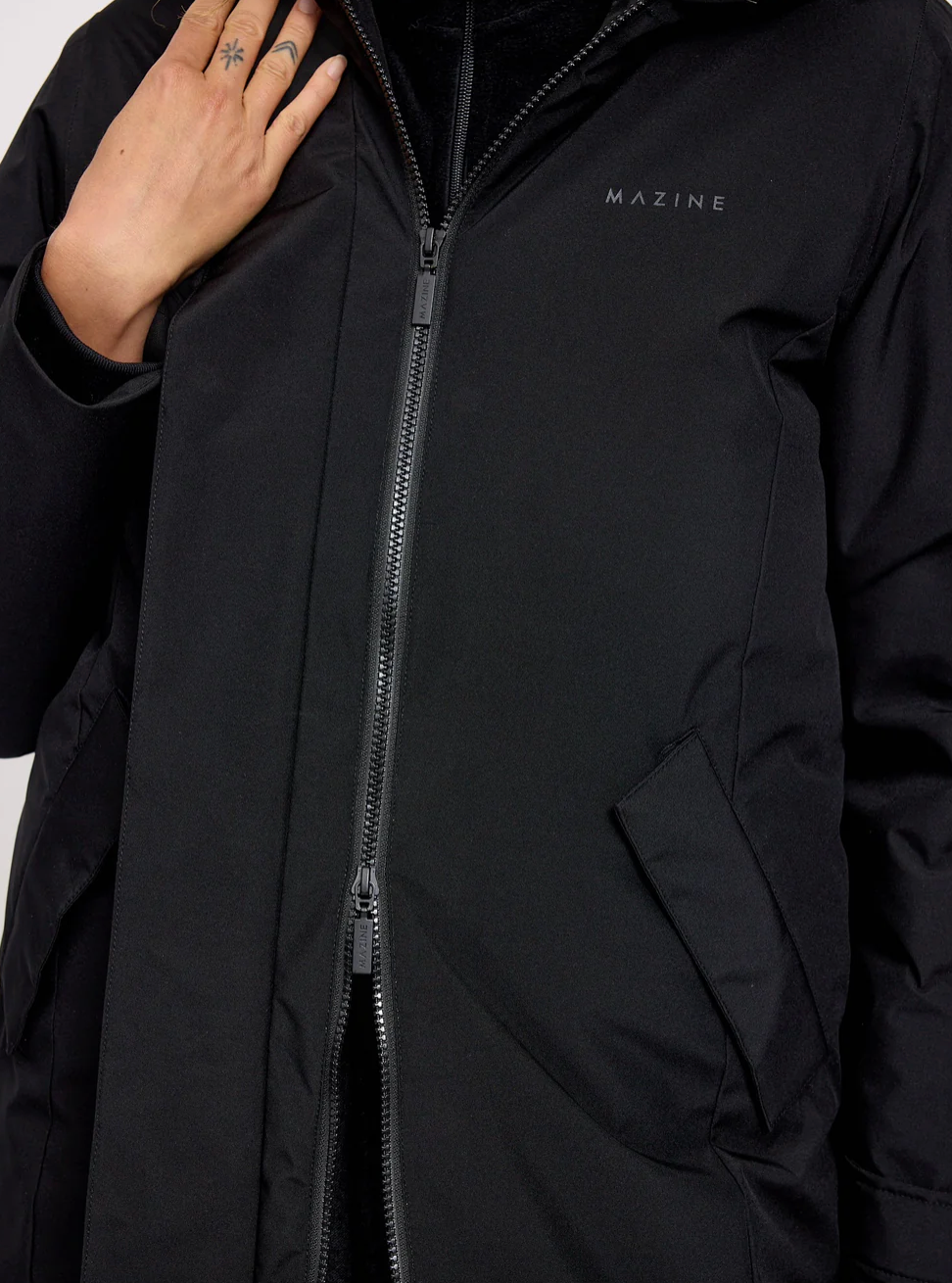 MAZINE Funktionale Gepolsterte Winterjacke aus recyceltem Polyester in Schwarz für Frauen