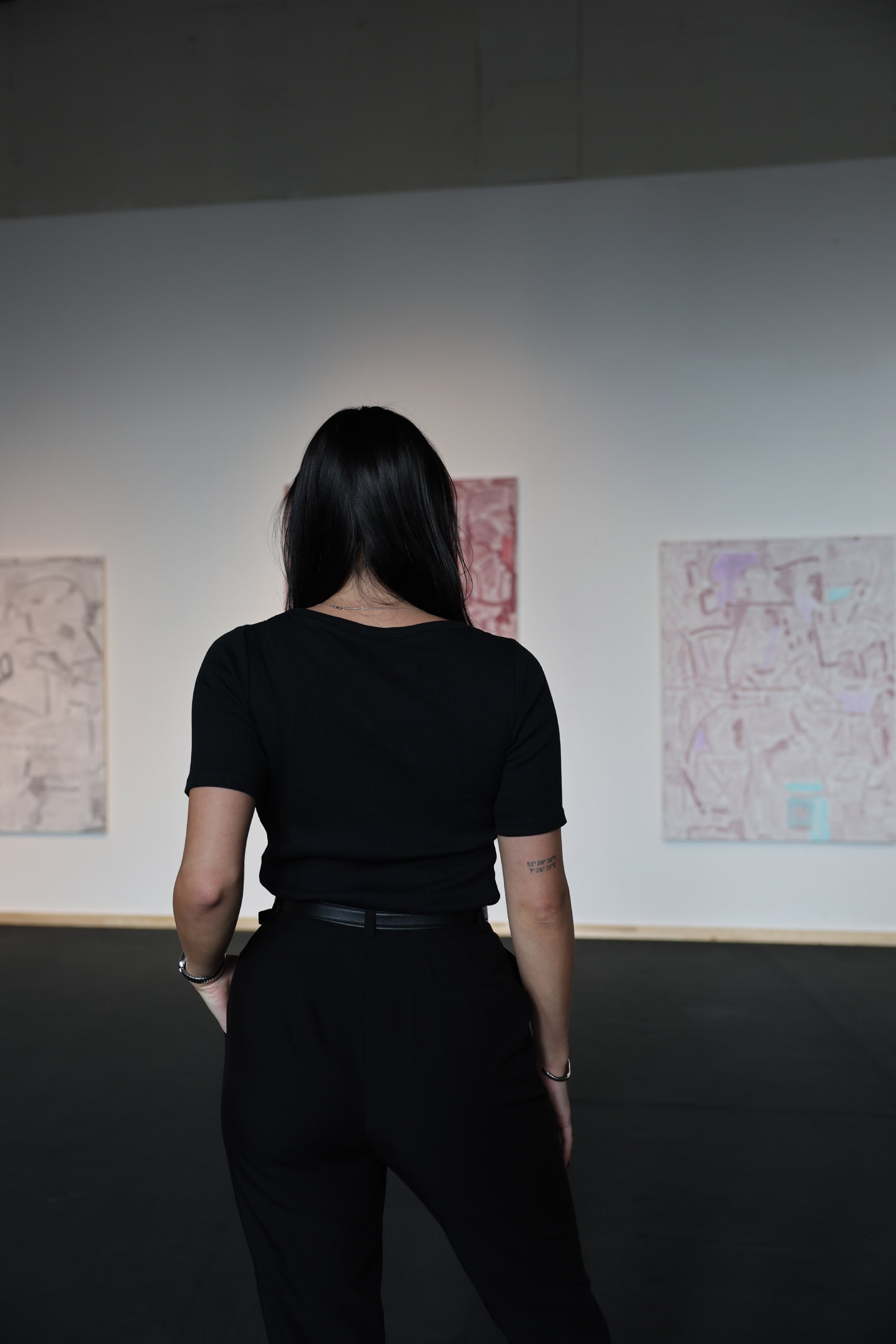 Melawear Ribbed T-Shirt JASLEEN aus Bio-Baumwolle in schwarz