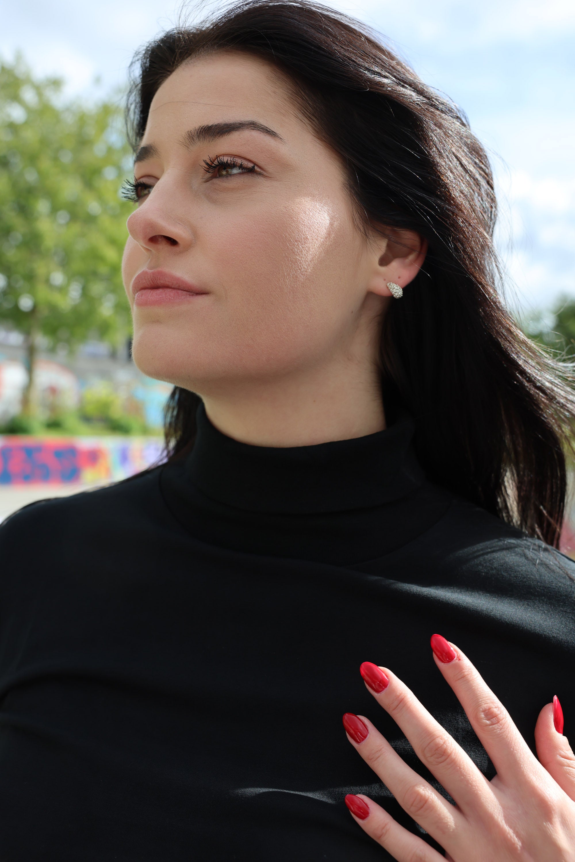 Mela wear Turtleneck Shirt ANCHAL Bio-Baumwolle