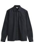 Mela wear Hemd Men Twill Shirt ASHUTOSH in schwarz für Herren