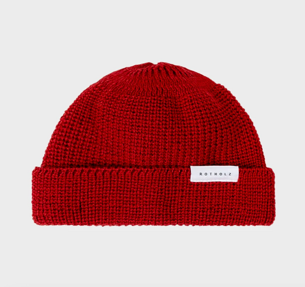 ROTHOLZ | Bio-Schurwolle Beanie kurz